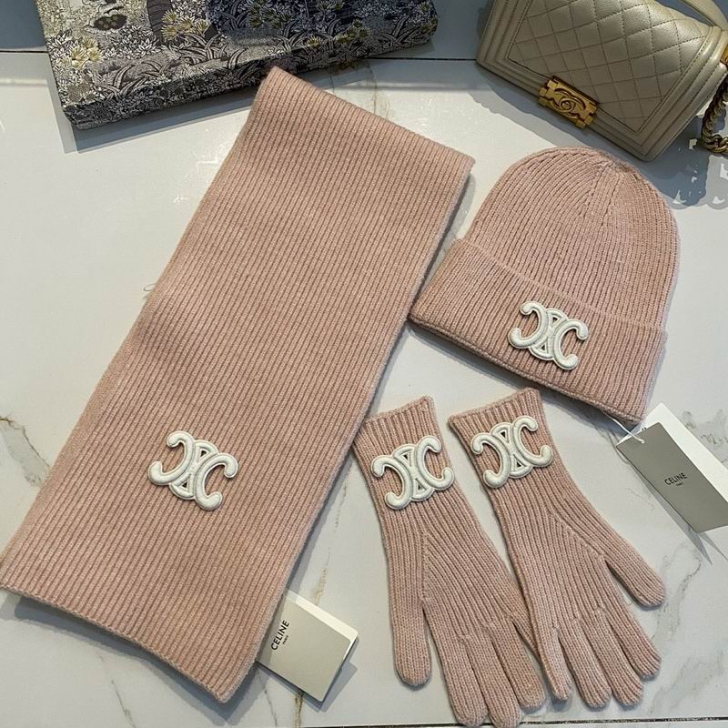Celine Scarf Hat Gloves hm (4)