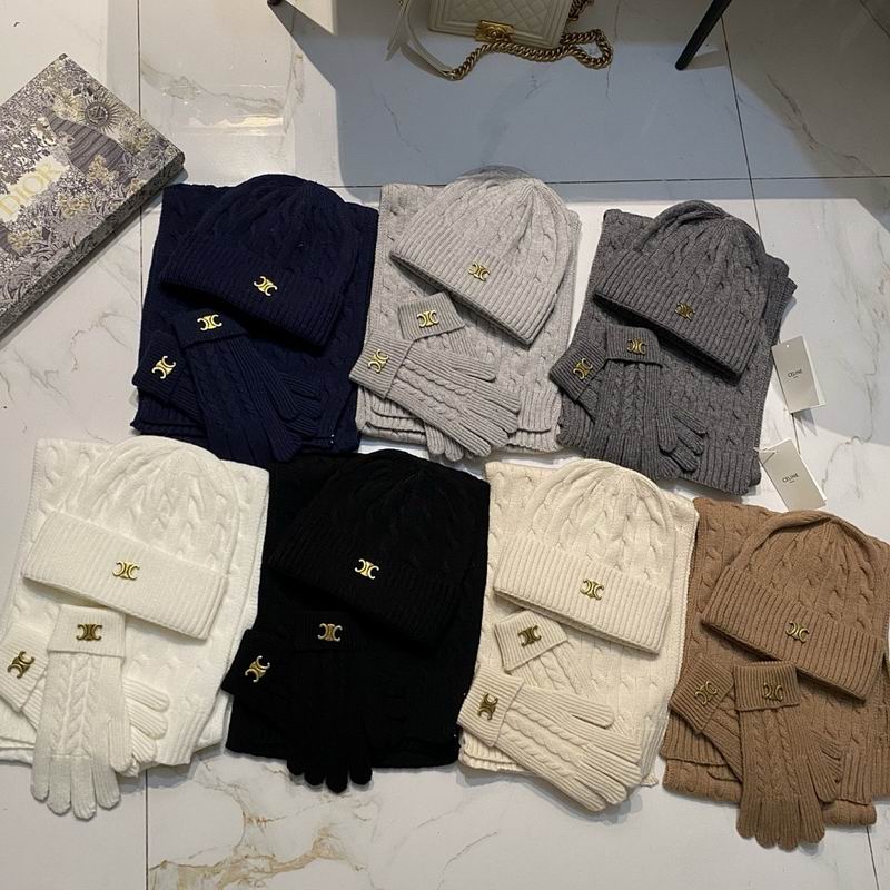Celine Scarf Hat Gloves hm (6)
