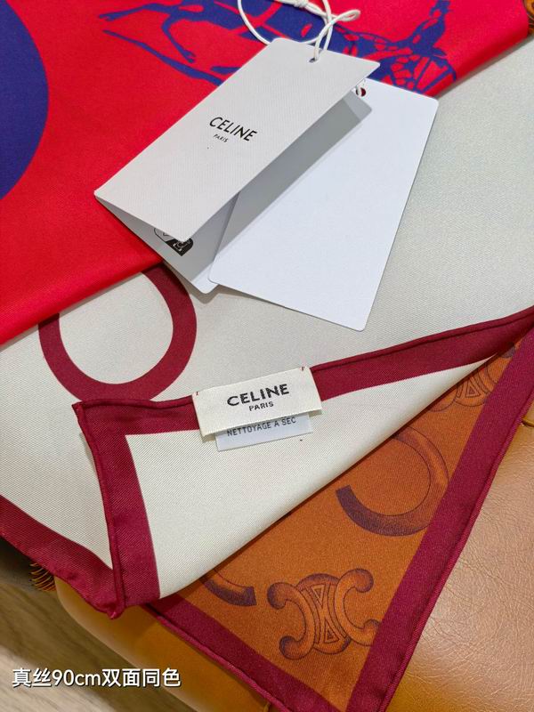 Celine silk Scarf 90X90cm  E02 (10)