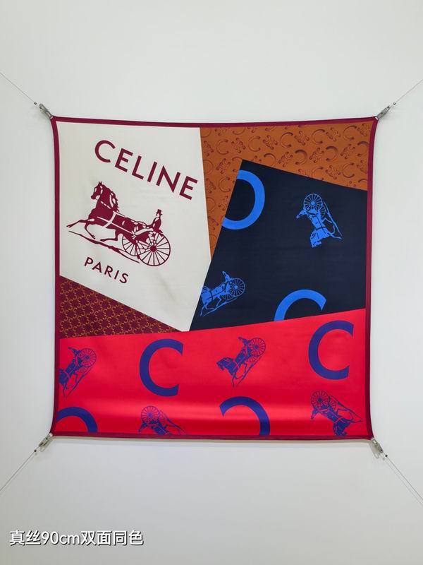 Celine silk Scarf 90X90cm  E02 (14)
