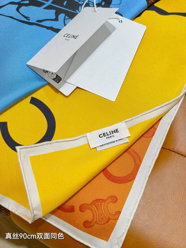 Celine silk Scarf 90X90cm  E02 (21)