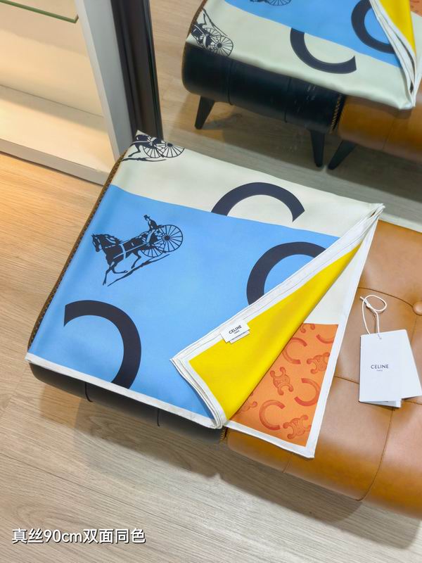 Celine silk Scarf 90X90cm  E02 (3)