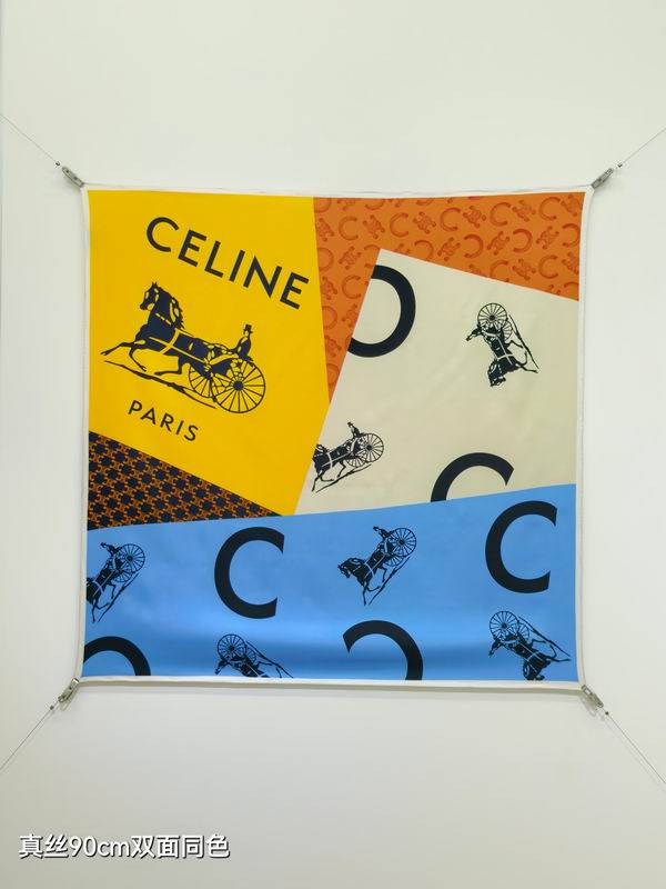 Celine silk Scarf 90X90cm  E02 (4)