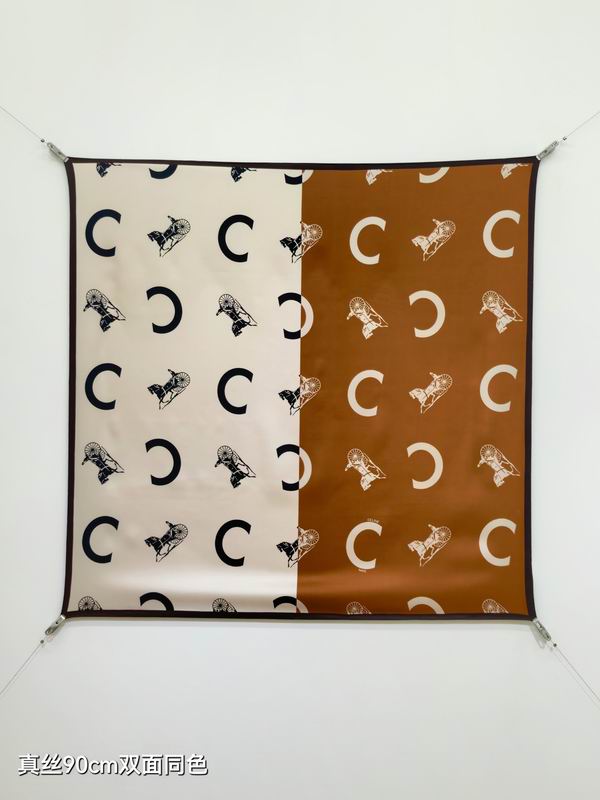 Celine silk scarf 90X90cm E06 (18)