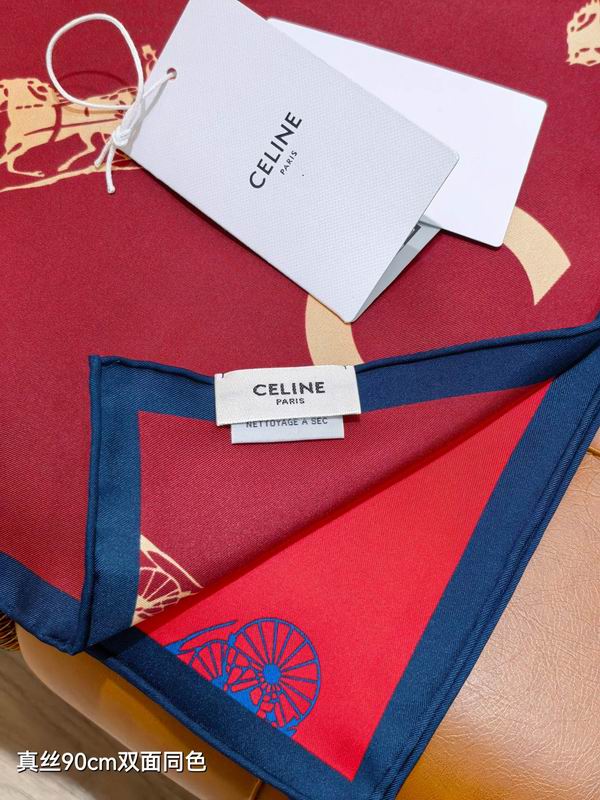 Celine silk scarf 90X90cm E06 (4)