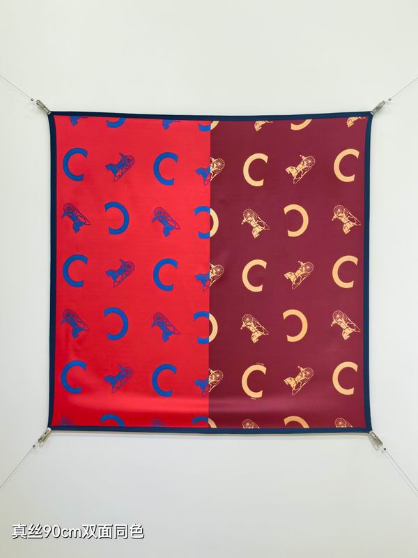 Celine silk scarf 90X90cm E06 (8)