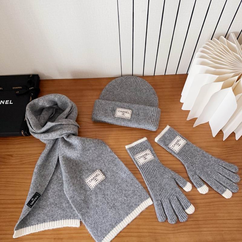 Chanel Scarf Hat Gloves (141)