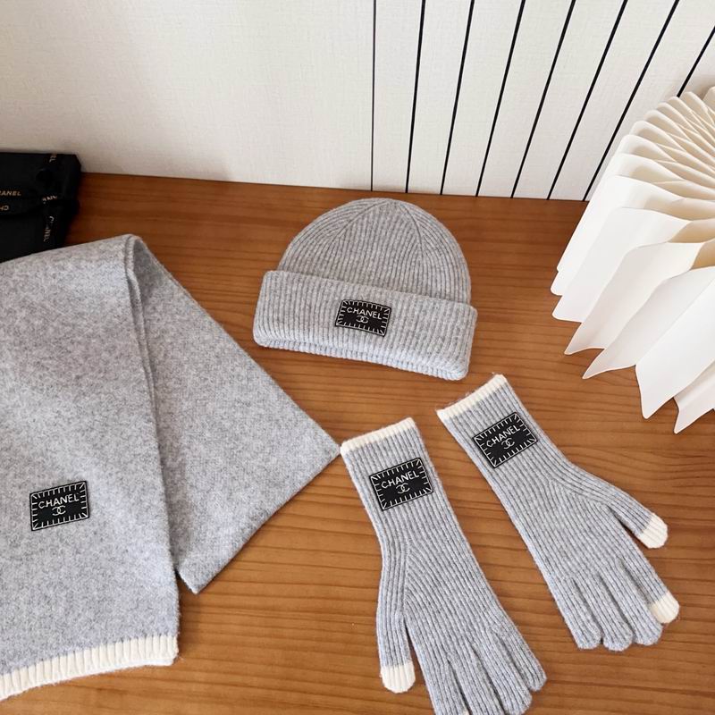 Chanel Scarf Hat Gloves (146)