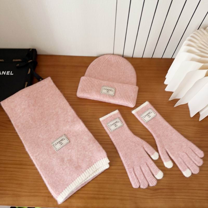 Chanel Scarf Hat Gloves (171)