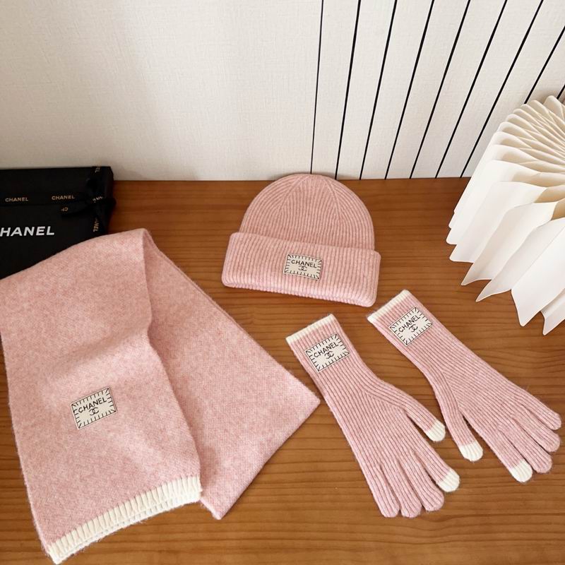 Chanel Scarf Hat Gloves (172)