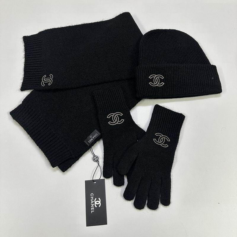 Chanel Scarf Hat Gloves hm (11)