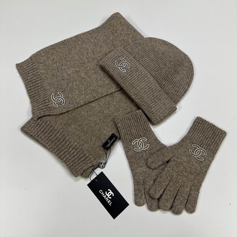 Chanel Scarf Hat Gloves hm (13)