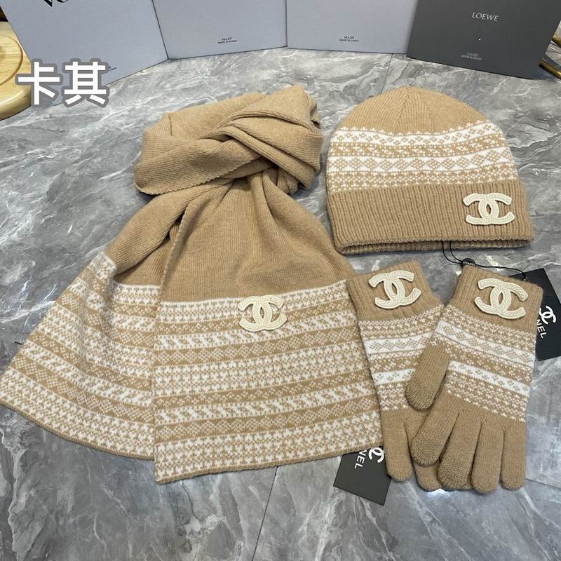 Chanel Scarf Hat Gloves hm (42)