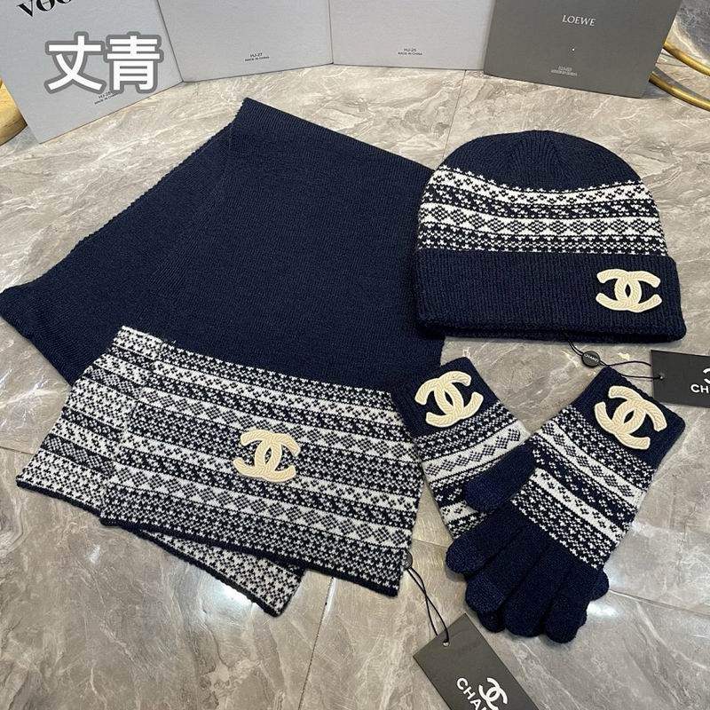 Chanel Scarf Hat Gloves hm (46)