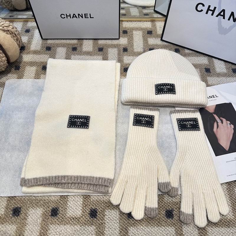 Chanel Scarf Hat Gloves hm (59)