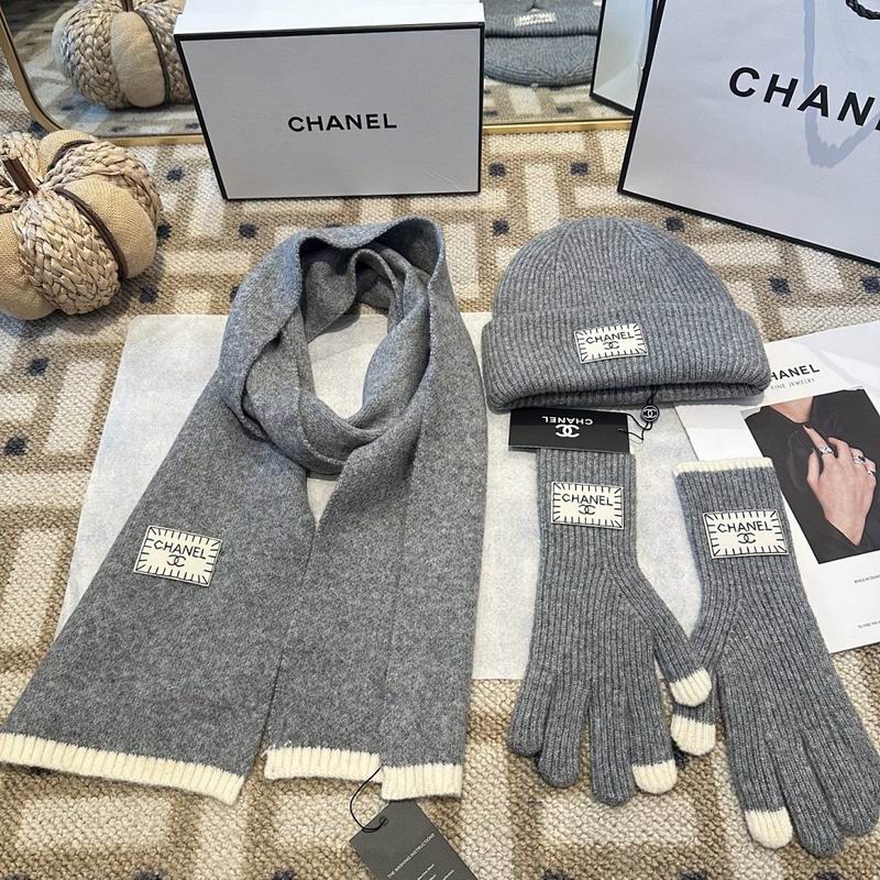 Chanel Scarf Hat Gloves hm (62)