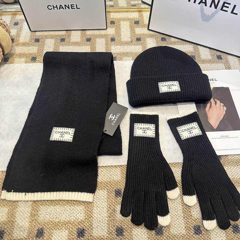 Chanel Scarf Hat Gloves hm (67)