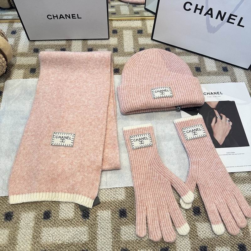 Chanel Scarf Hat Gloves hm (69)