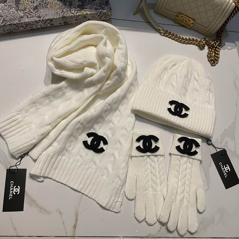 Chanel Scarf Hat Gloves hm (8)