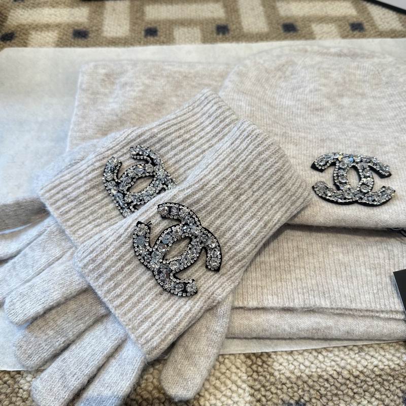 Chanel Scarf Hat gloves (27)