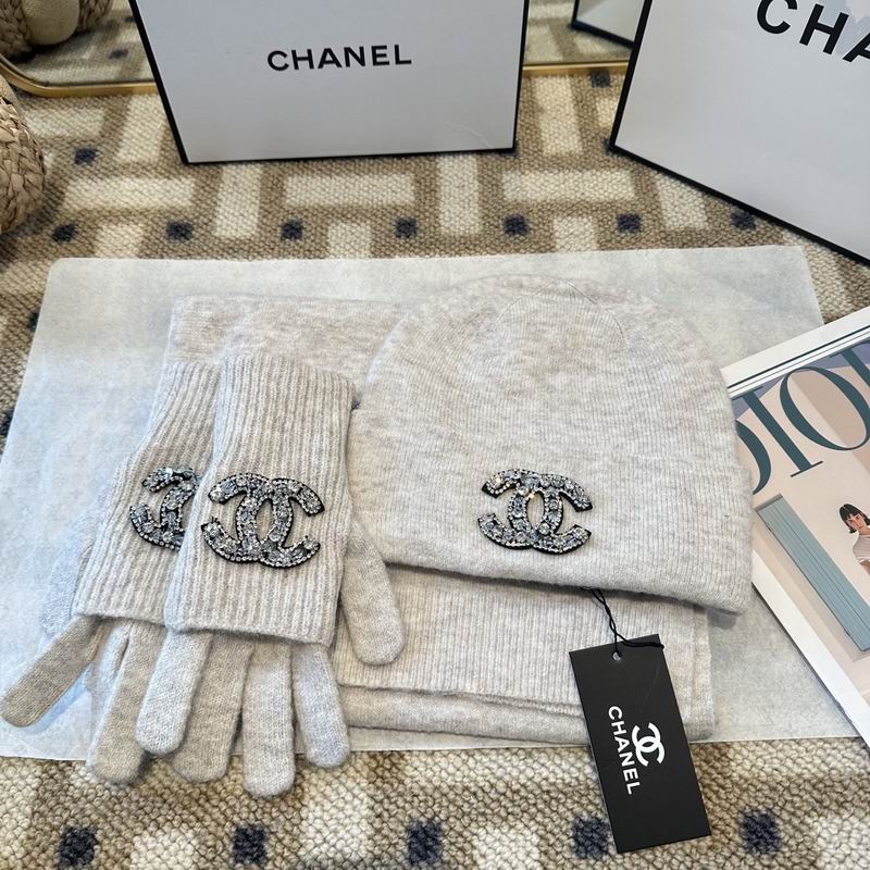 Chanel Scarf Hat gloves (28)