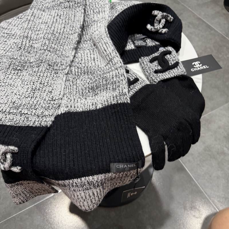 Chanel Scarf Hat gloves (38)