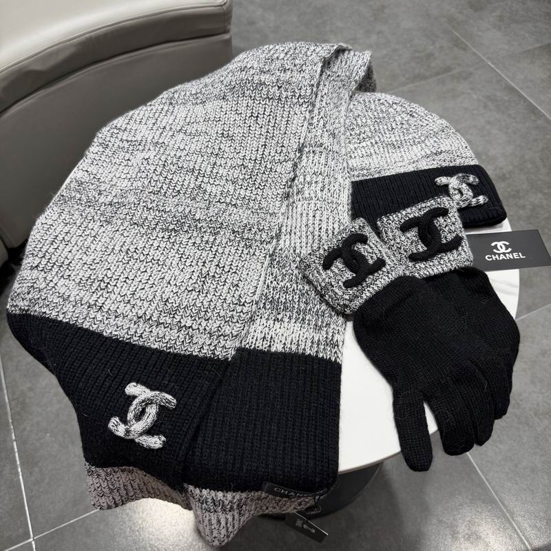 Chanel Scarf Hat gloves (39)