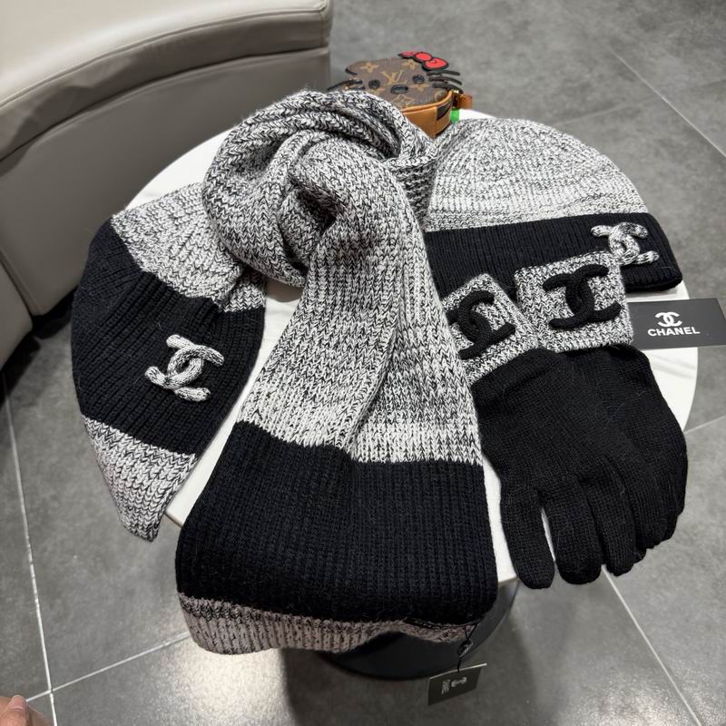 Chanel Scarf Hat gloves (40)