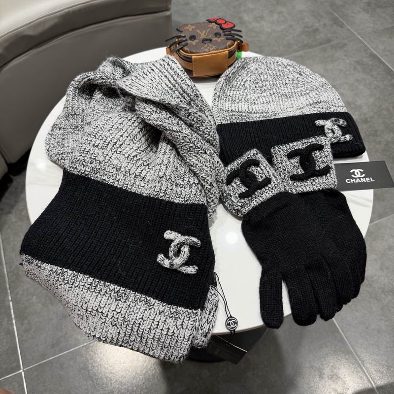 Chanel Scarf Hat gloves (41)