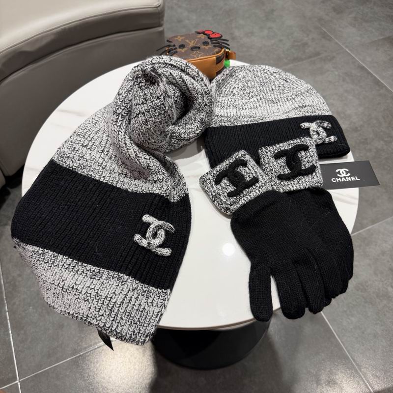 Chanel Scarf Hat gloves (44)
