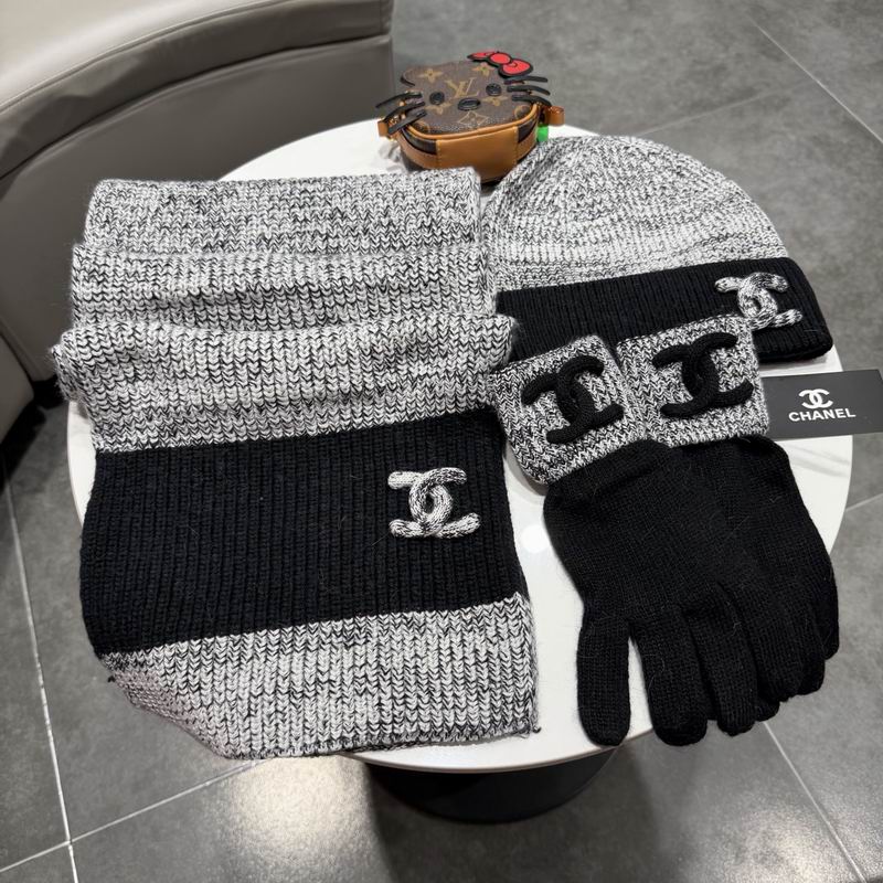 Chanel Scarf Hat gloves (45)