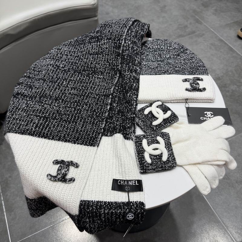 Chanel Scarf Hat gloves (48)