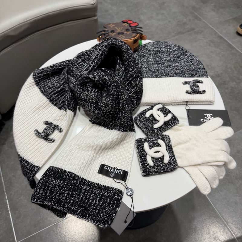 Chanel Scarf Hat gloves (49)