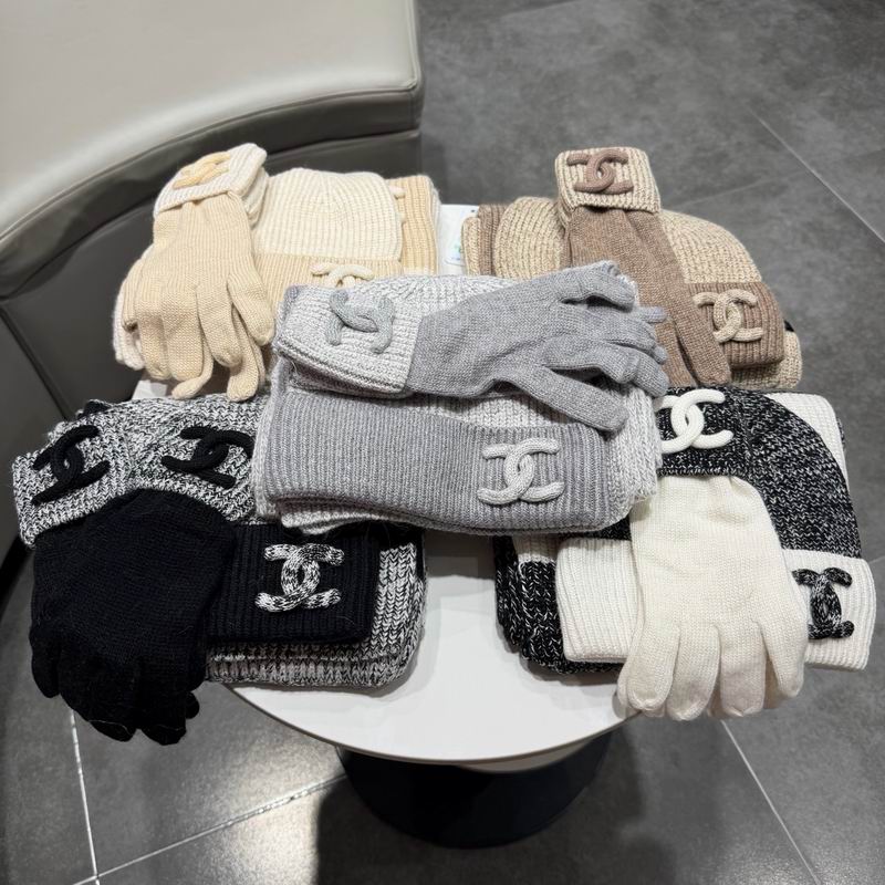 Chanel Scarf Hat gloves (51)