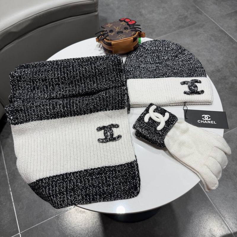 Chanel Scarf Hat gloves (54)
