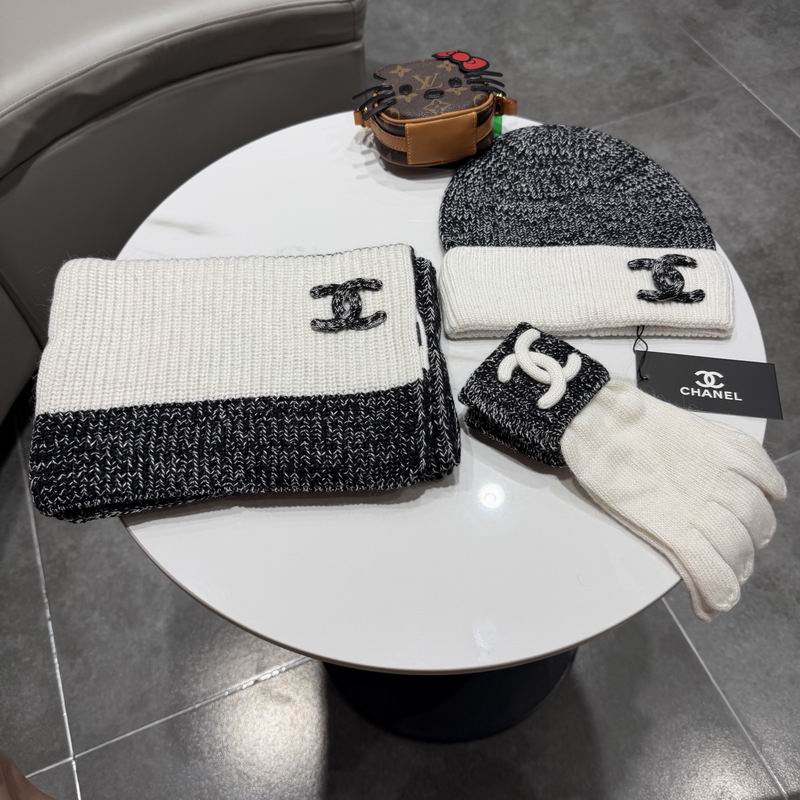Chanel Scarf Hat gloves (55)