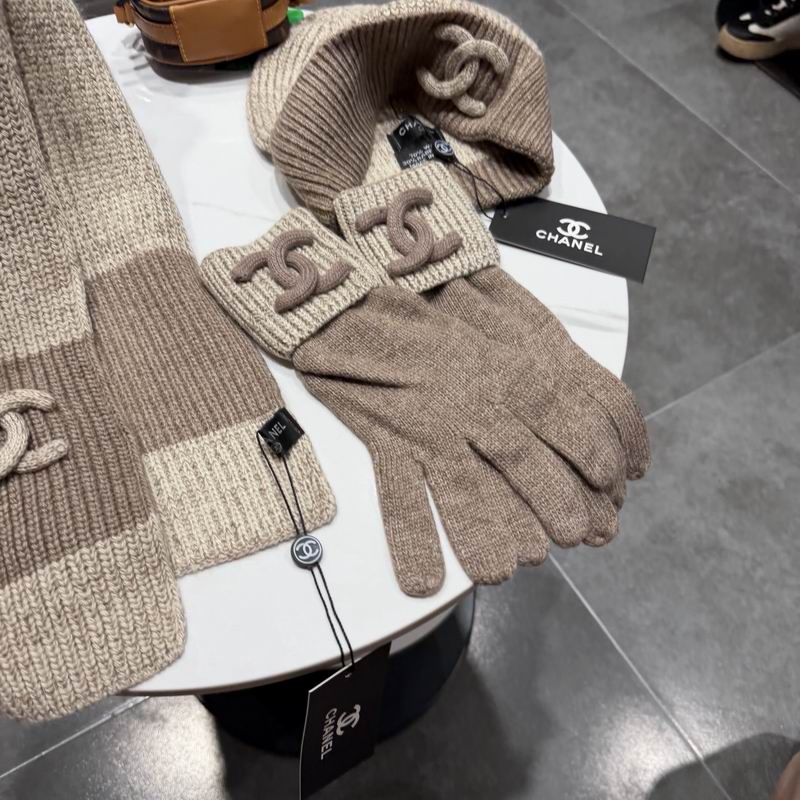 Chanel Scarf Hat gloves (56)