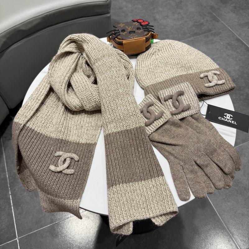 Chanel Scarf Hat gloves (58)