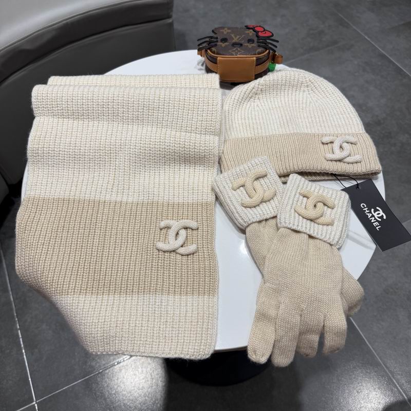 Chanel Scarf Hat gloves (72)