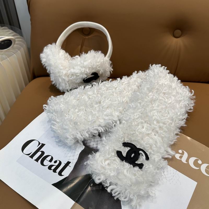 Chanel scarf earmuff dx (32)