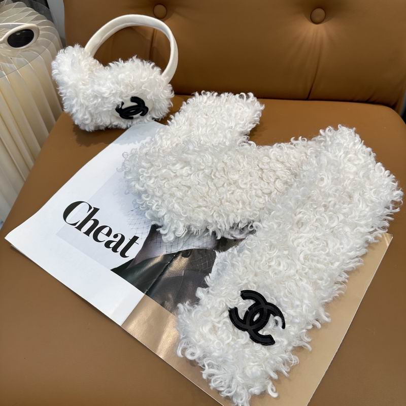 Chanel scarf earmuff dx (34)