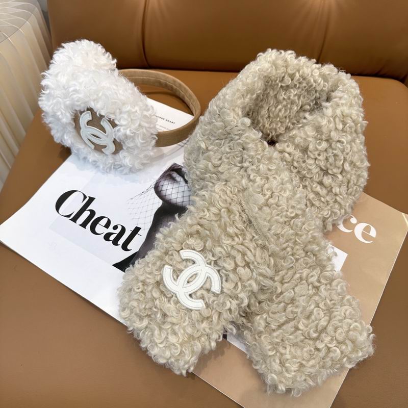 Chanel scarf earmuff dx (37)