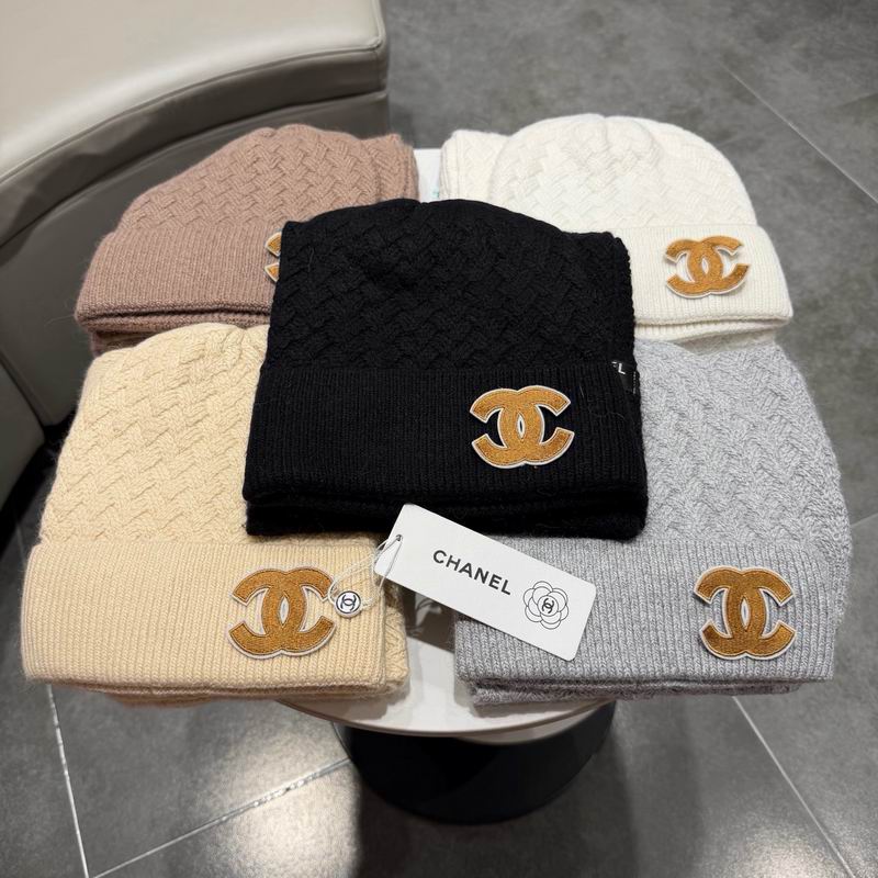 Chanel scarf hat (100)