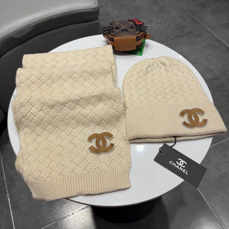 Chanel scarf hat (130)