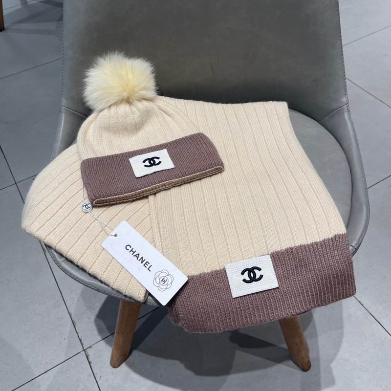 Chanel scarf hat (145)