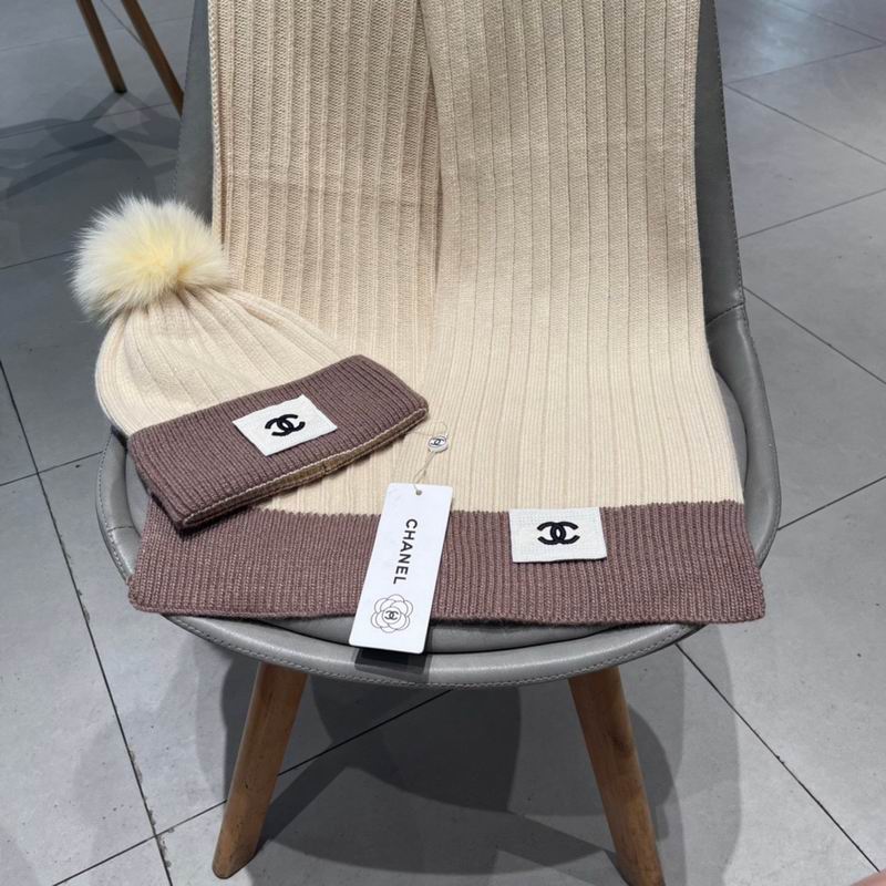 Chanel scarf hat (150)