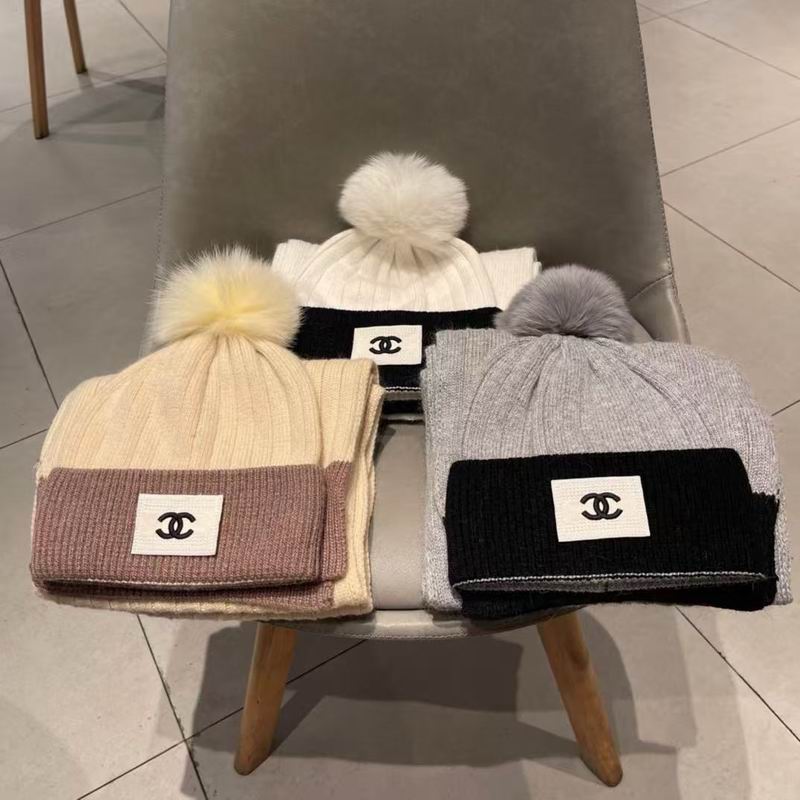 Chanel scarf hat (151)