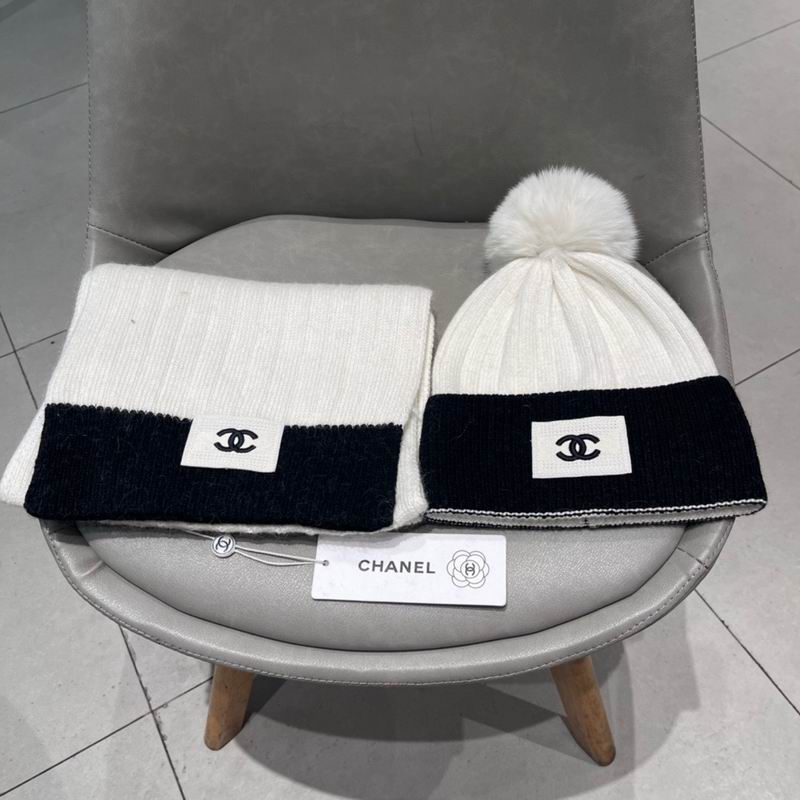 Chanel scarf hat (153)