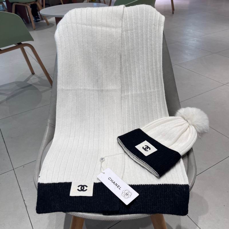 Chanel scarf hat (158)