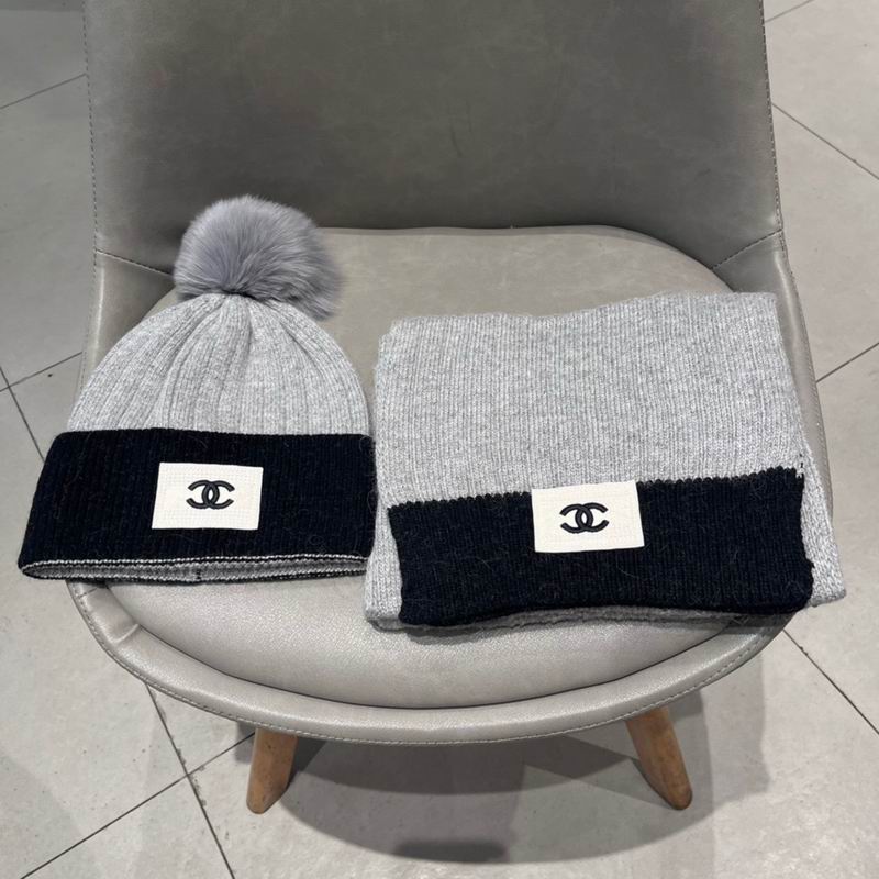 Chanel scarf hat (162)